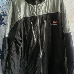 Nascar Black and Gray Performance Jacket